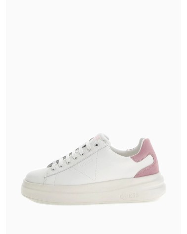 GUESS ELBINA Sneakers - White with Pink Details